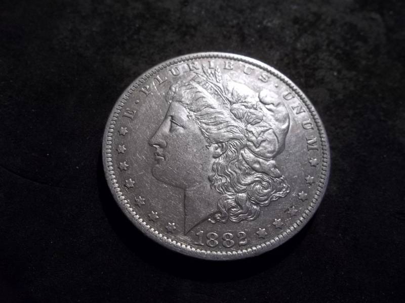 1882 O Morgan Silver Dollar
