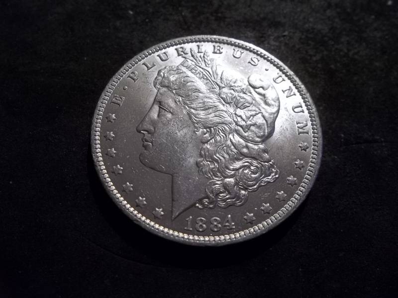 1884 O Morgan Silver Dollar