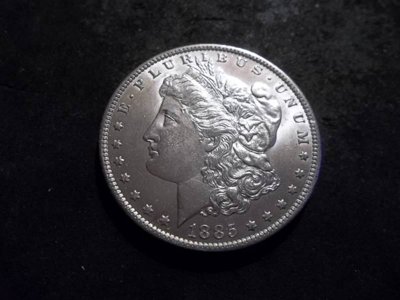 1885 O Morgan Silver Dollar