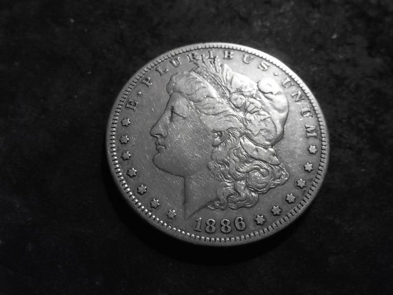 1886 S Morgan Silver Dollar