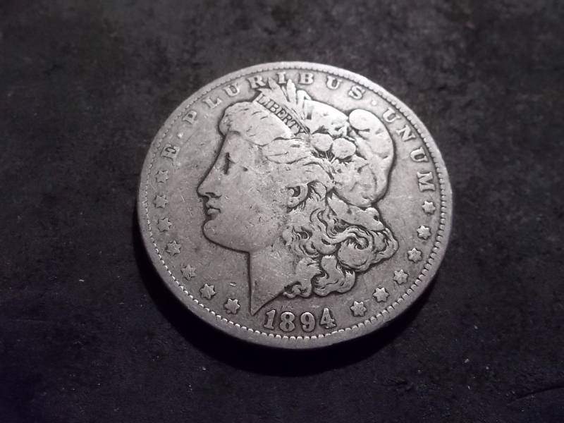 1894 O Morgan Silver Dollar