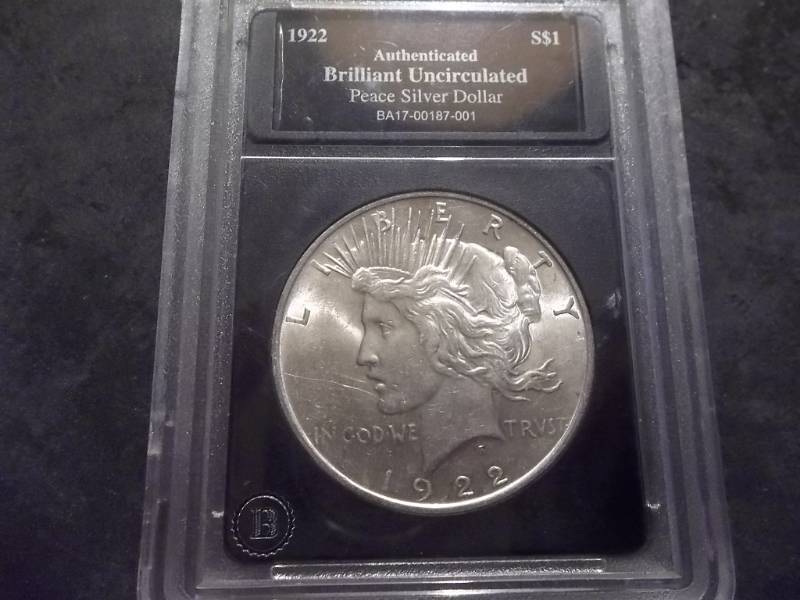 1922  Silver Peace Dollar