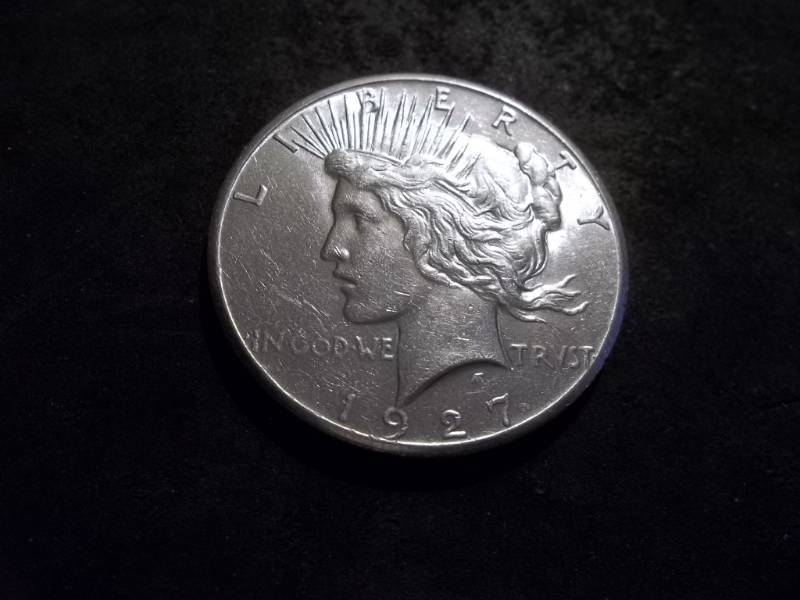1927 Peace Silver Dollar