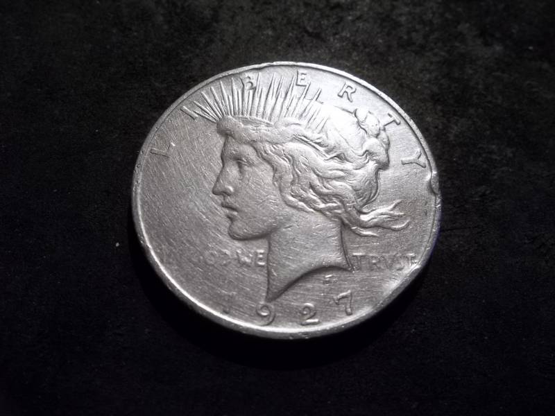 1927 D Peace Silver Dollar