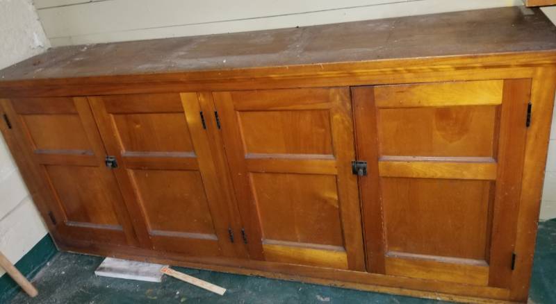 lot 3 image: 1915 Butlers Pantry Lower Cabinet