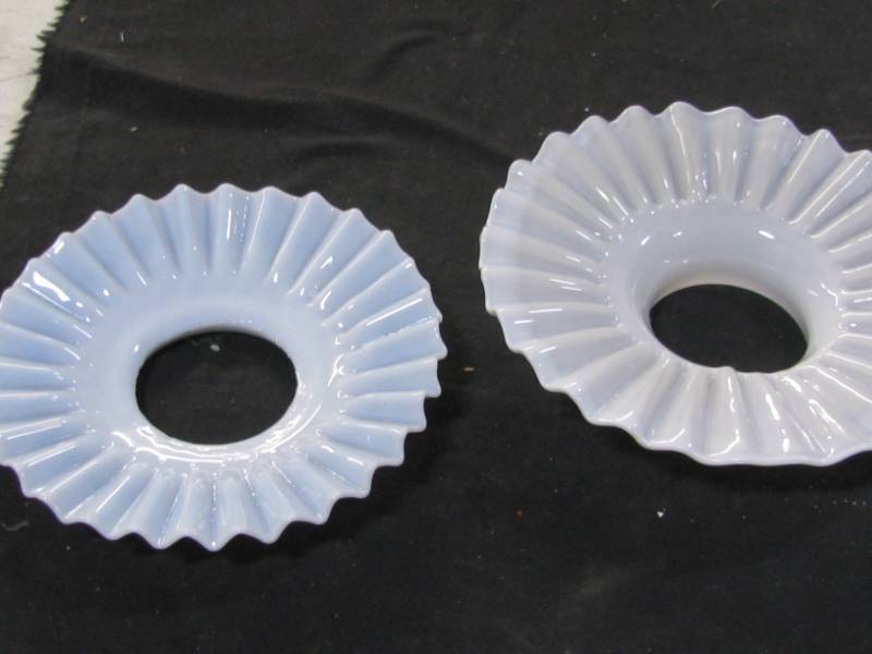 lot 70 image: Crimped Lamp Shades