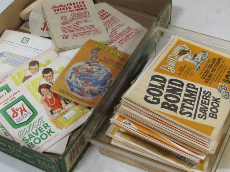 lot 86 image: Gold Bond & SH Green Stamps
