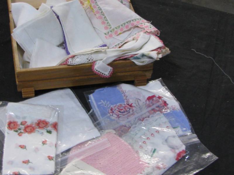 lot 106 image: Vintage Handkerchiefs