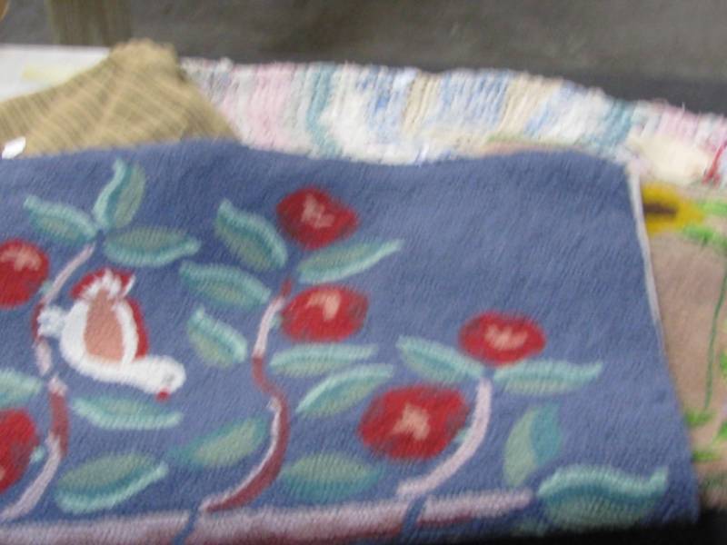 lot 134 image: Rugs and Throw