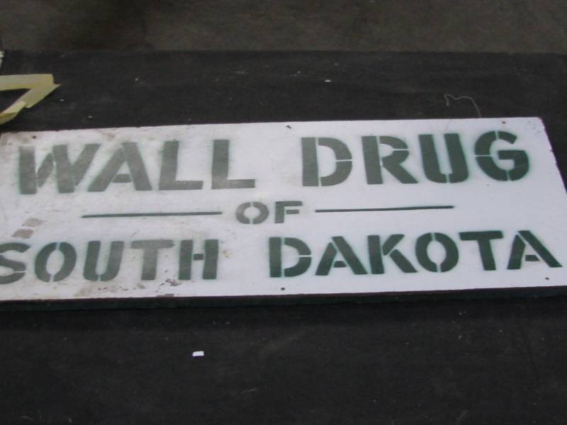 lot 135 image: Wall Drug Sign