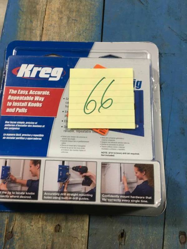lot 66 image: Kreg Cabinet Hardware Jig in very good condition