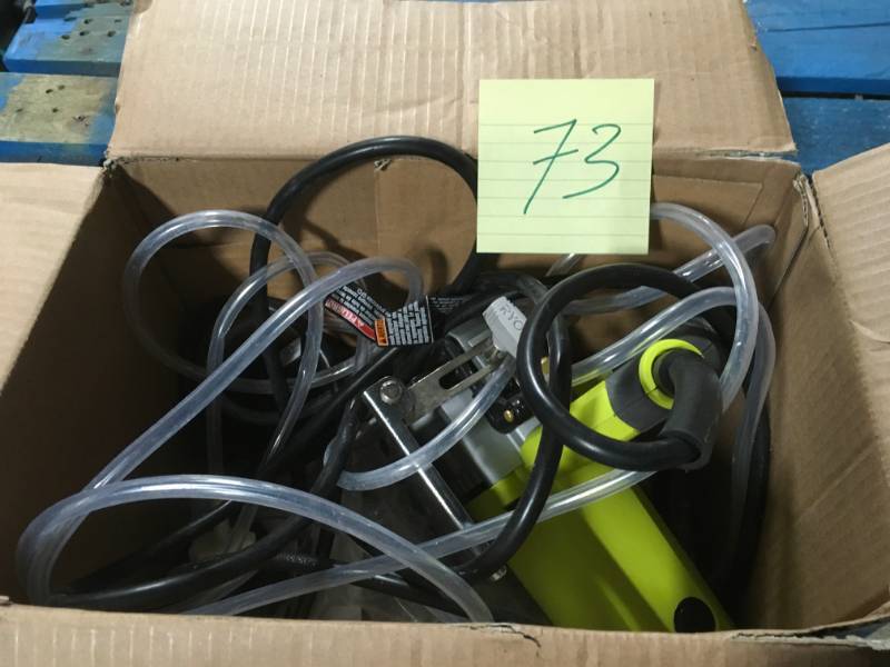 lot 73 image: RYOBI 4 in. Tile Saw in very good condition