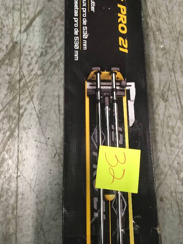 lot 32 image: QEP 21 in. Manual Pro Tile Cutter in very good condition