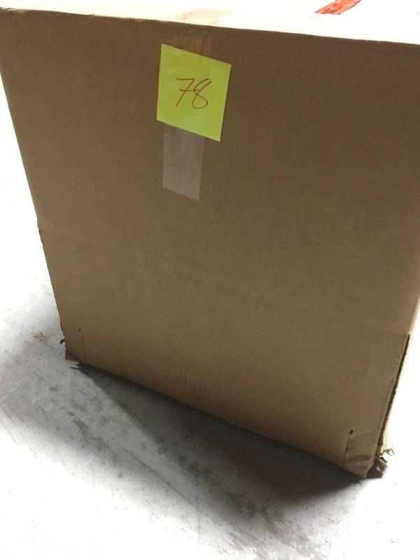lot 79 image: IRIS 42 Qt. LetterLegal Size File Storage Box in Black (Pack of 4) not used