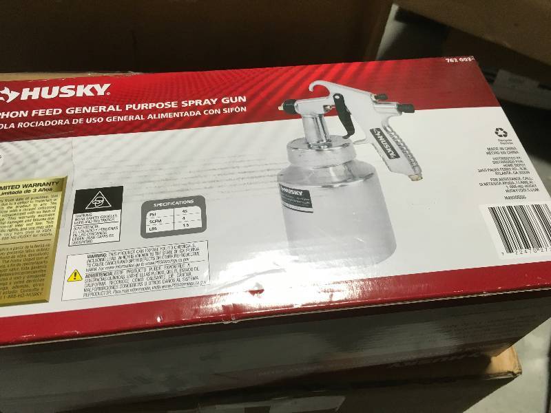 lot 89 image: Husky Siphon Feed General Purpose Spray Gun in very good condition