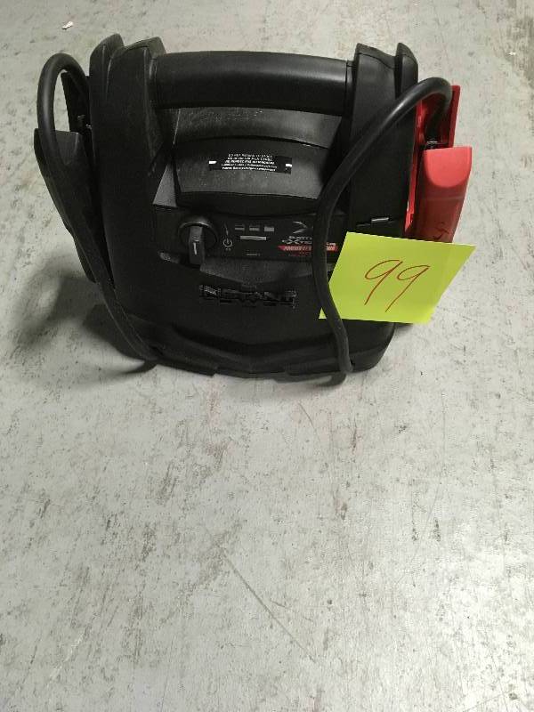lot 99 image: Schumacher Battery Extender 12-Volt, 400 Amp Battery Jump Starter in very good condition