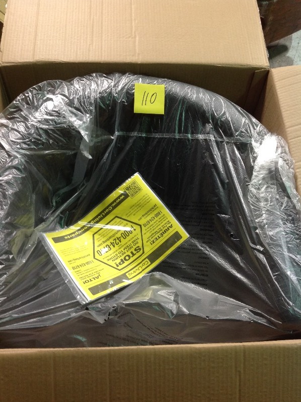 lot 110 image: CorLiving Antonio Dark Grey Fabric Tub Chair in good conditions