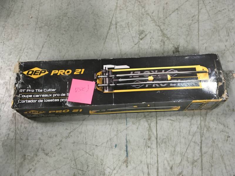 lot 15 image: QEP 21 in. Manual Pro Tile Cutter USED in good working condition