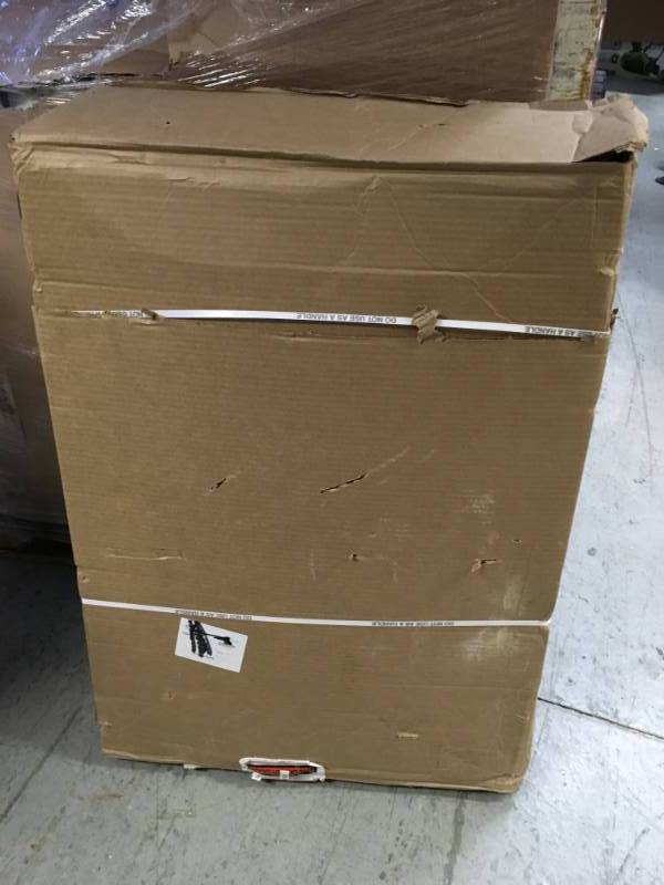lot 96 image: Edsal 54 in. H x 36 in. W x 24 in. D 3-Shelf Mobile Steel Commercial Shelving Unit in Gray not used