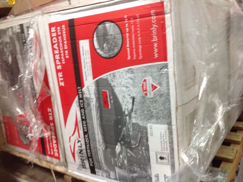 lot 111 image: Brinly-Hardy  Rear Mounted ZTR Spreader not used