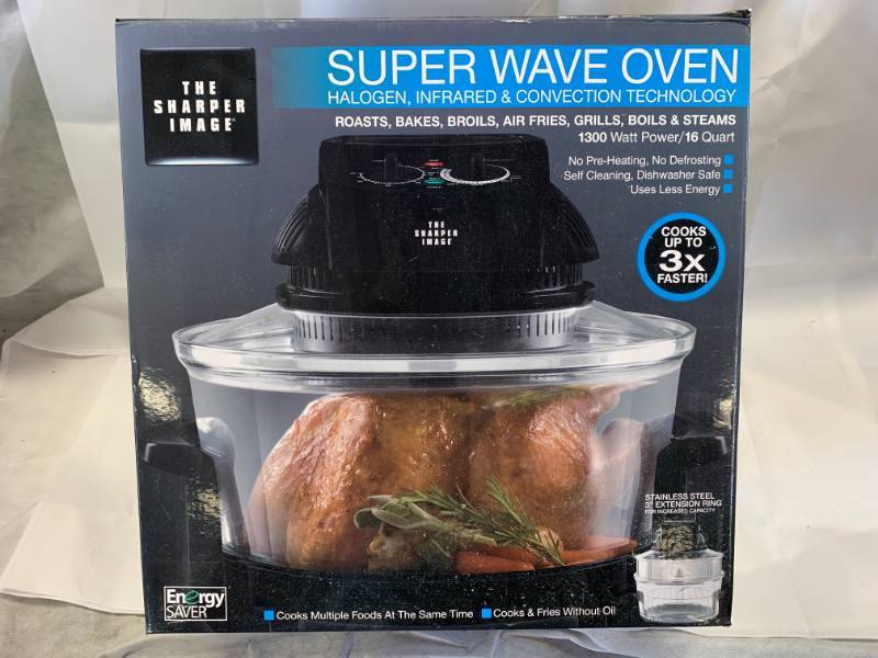 lot 23 image: Sharper Image Super Wave Oven Brand New Unopened Box