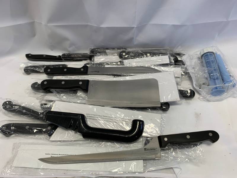 lot 32 image: Ronco Six Star 25pc Knife Set New