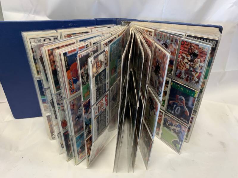 lot 41 image: Huge Lot of Football Cards from 20 Years Ago