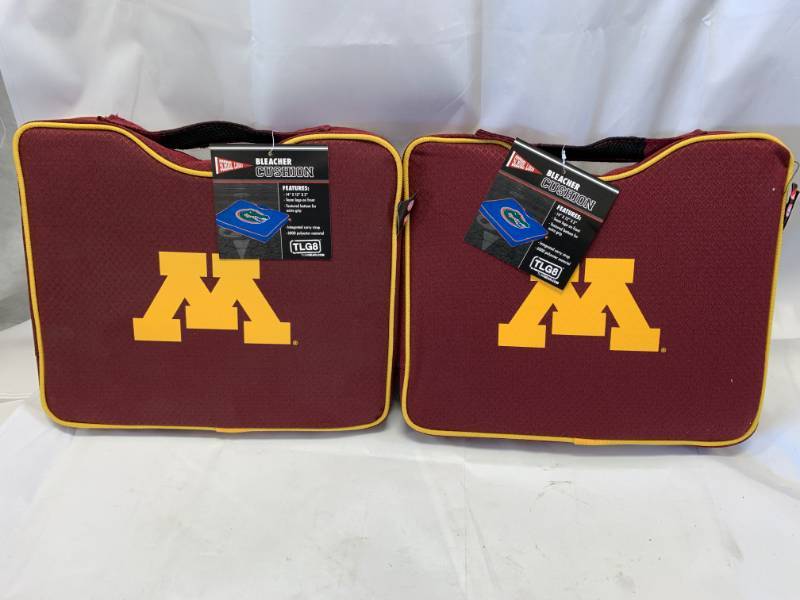 lot 88 image: Lot of 2 Minnesota Golden Gophers Seat Cushions