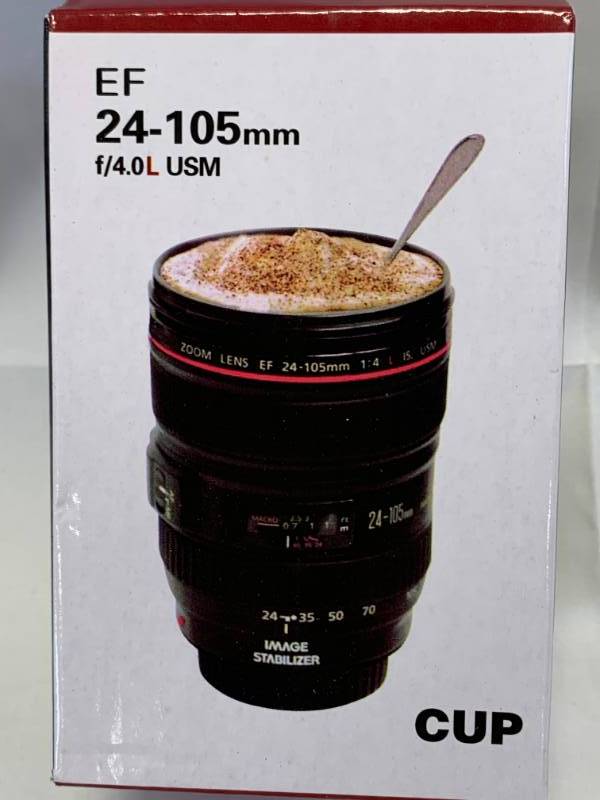 lot 90 image: Camera Mug (new in box) Perfect Gift for the Photo Bug