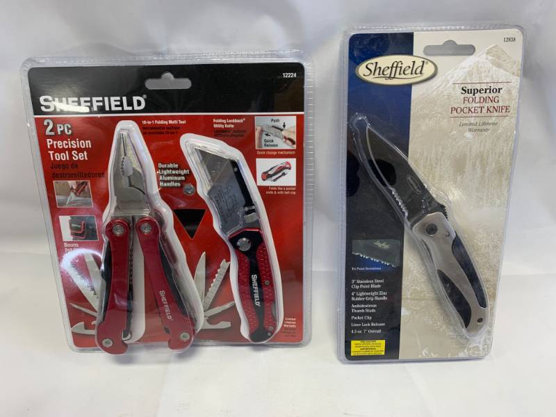 lot 102 image: Lot of New Sheffield Knives