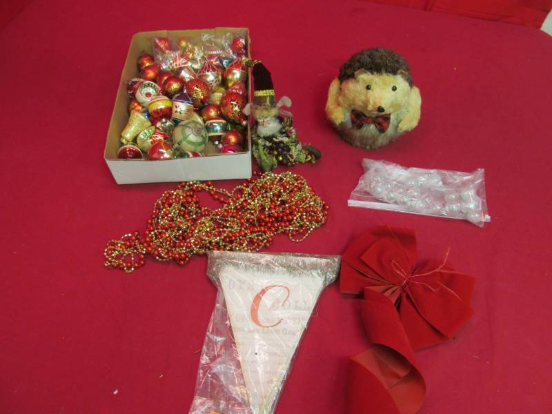 vintage ornaments, holiday dcor