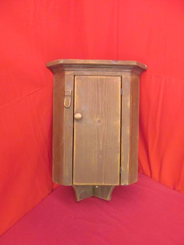 primitive corner cupboard