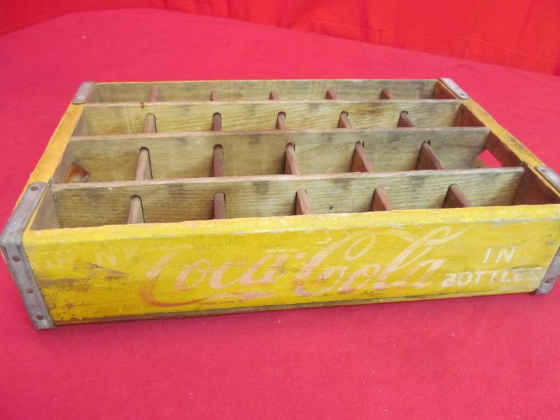 vintage Coca Cola crate