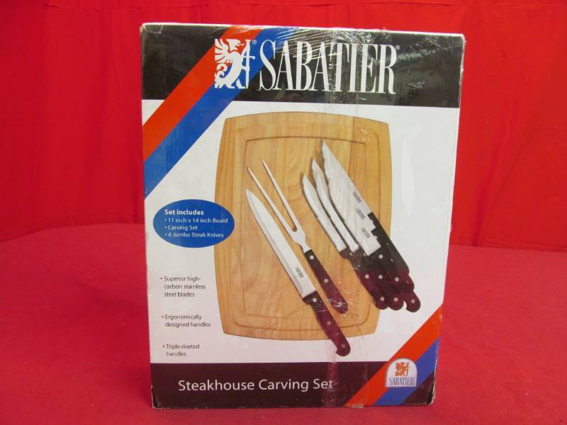 Sabatier steakhouse carving set