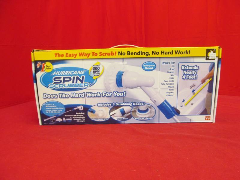 Hurricane spin scrubber