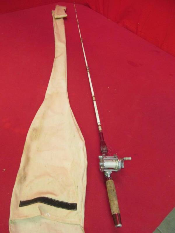 vintage fishing rod and reel