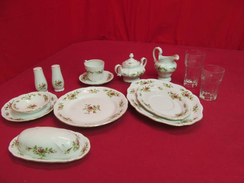 fine china set, Libby glasses