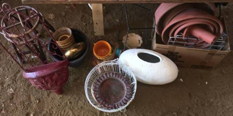 lot 109 image: Assorted Planters and Accessories
