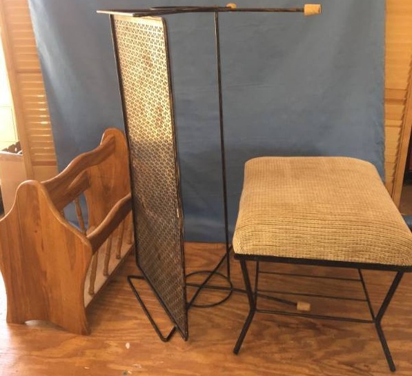 lot 111 image: Coffe Table, Footrest, and Magazine Holder