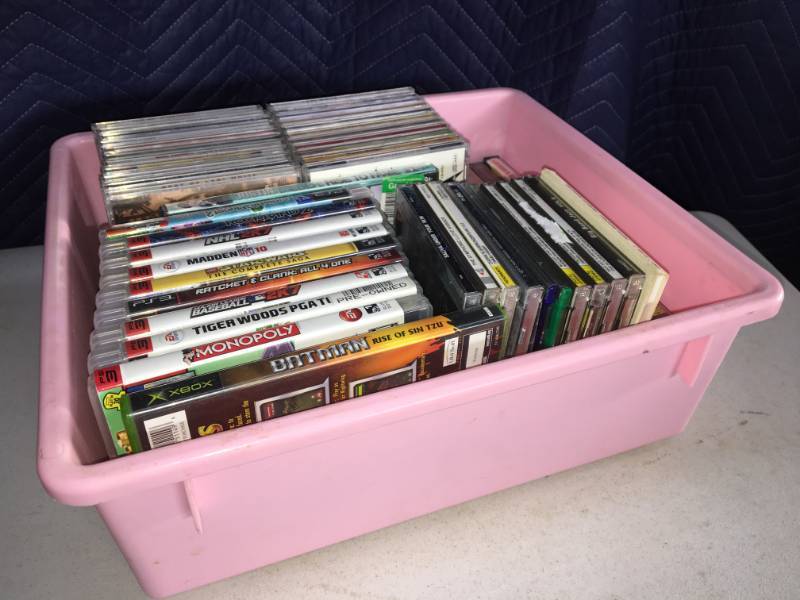 lot 188 image: Video Games, CDs, and More