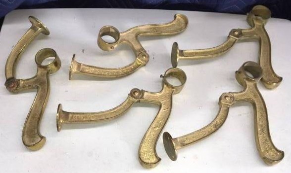 lot 208 image: Footrest Brackets