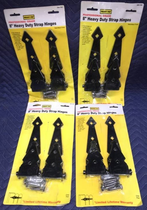lot 279 image: Heavy Duty Door Hinges