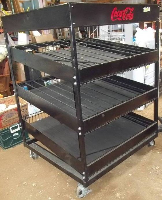lot 410 image: Commercial Soda Rack