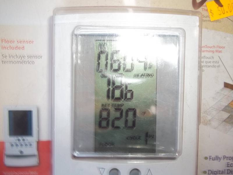 lot 468 image: Floor Thermostat Control