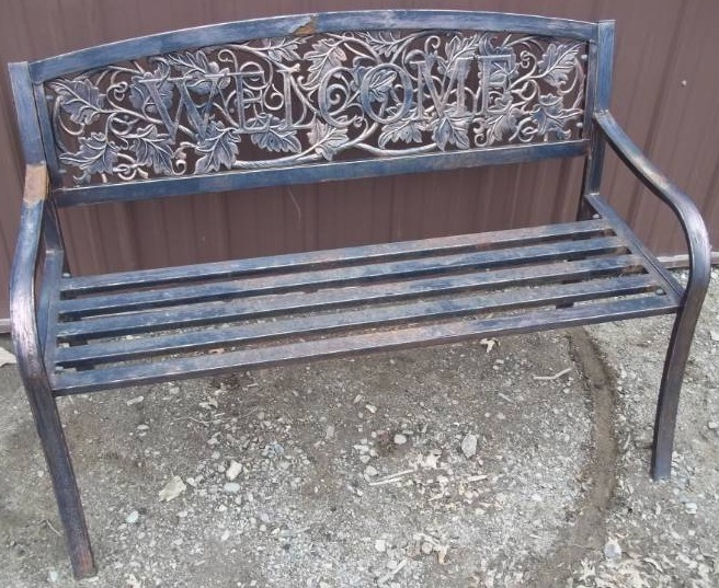 lot 497 image: Welcome Bench