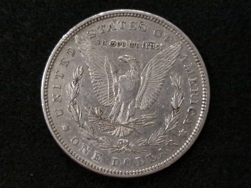 lot 4 image: 1880 Morgan Silver Dollar...
