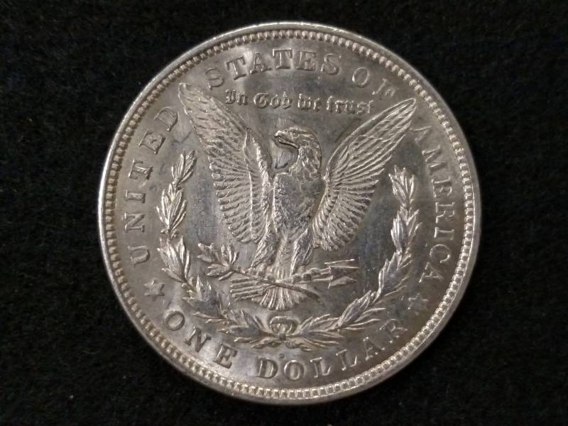 lot 20 image: 1921 D Morgan Silver Dollar...
