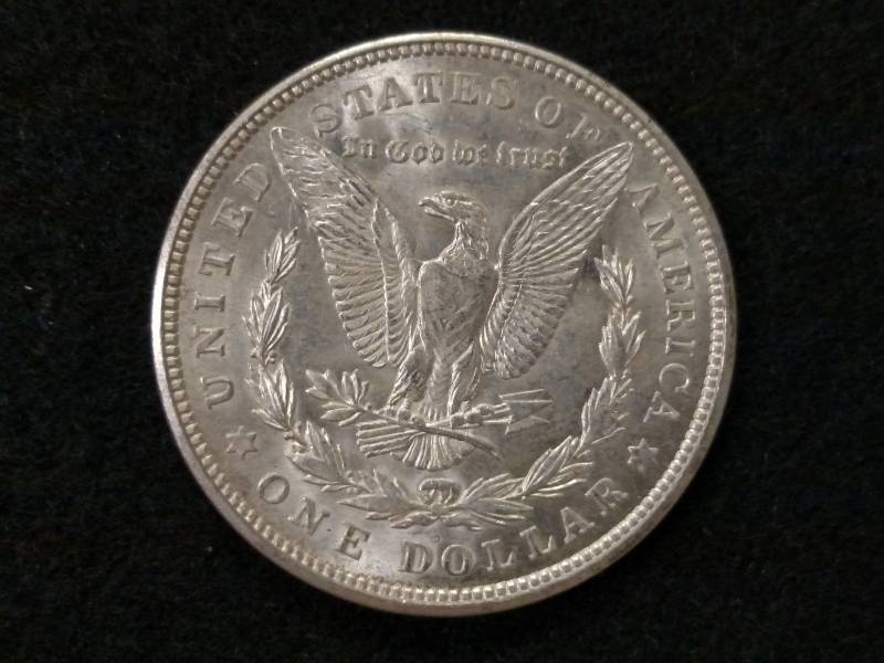 lot 22 image: 1921 D Morgan Silver Dollar...