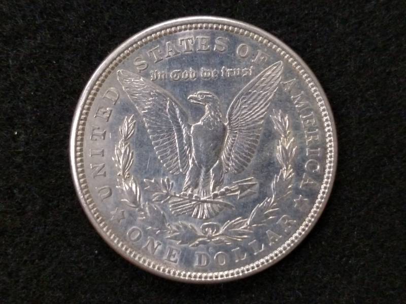 lot 24 image: 1921 D Morgan Silver Dollar...