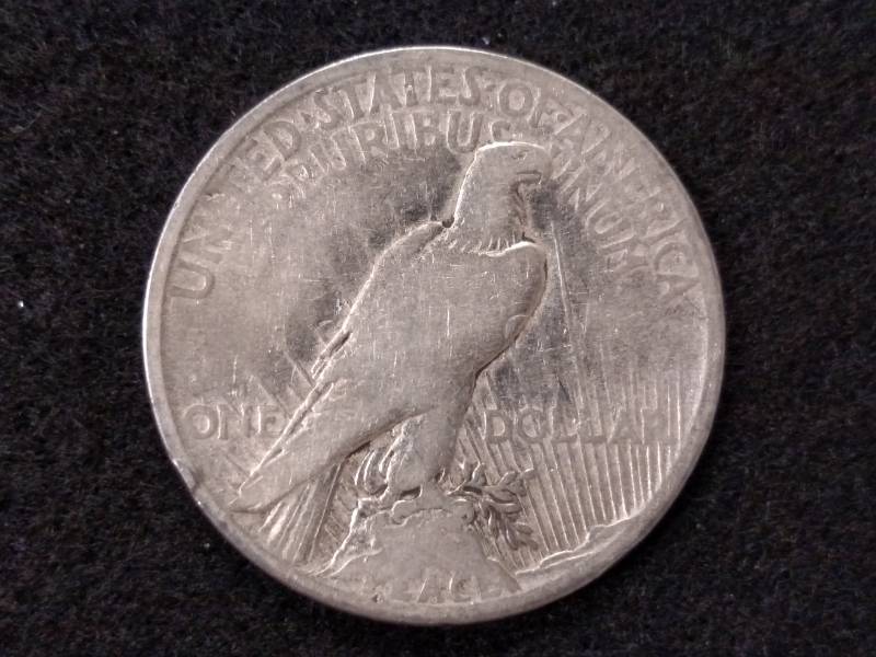 lot 27 image: 1921 Peace Silver Dollar, Key Date...